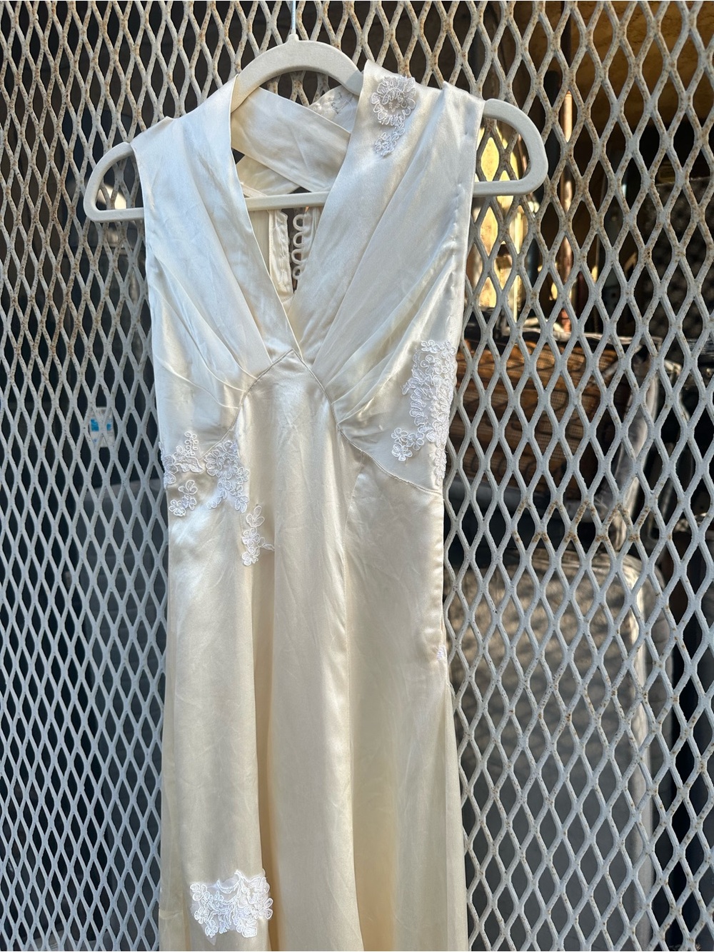 1930s wedding dress